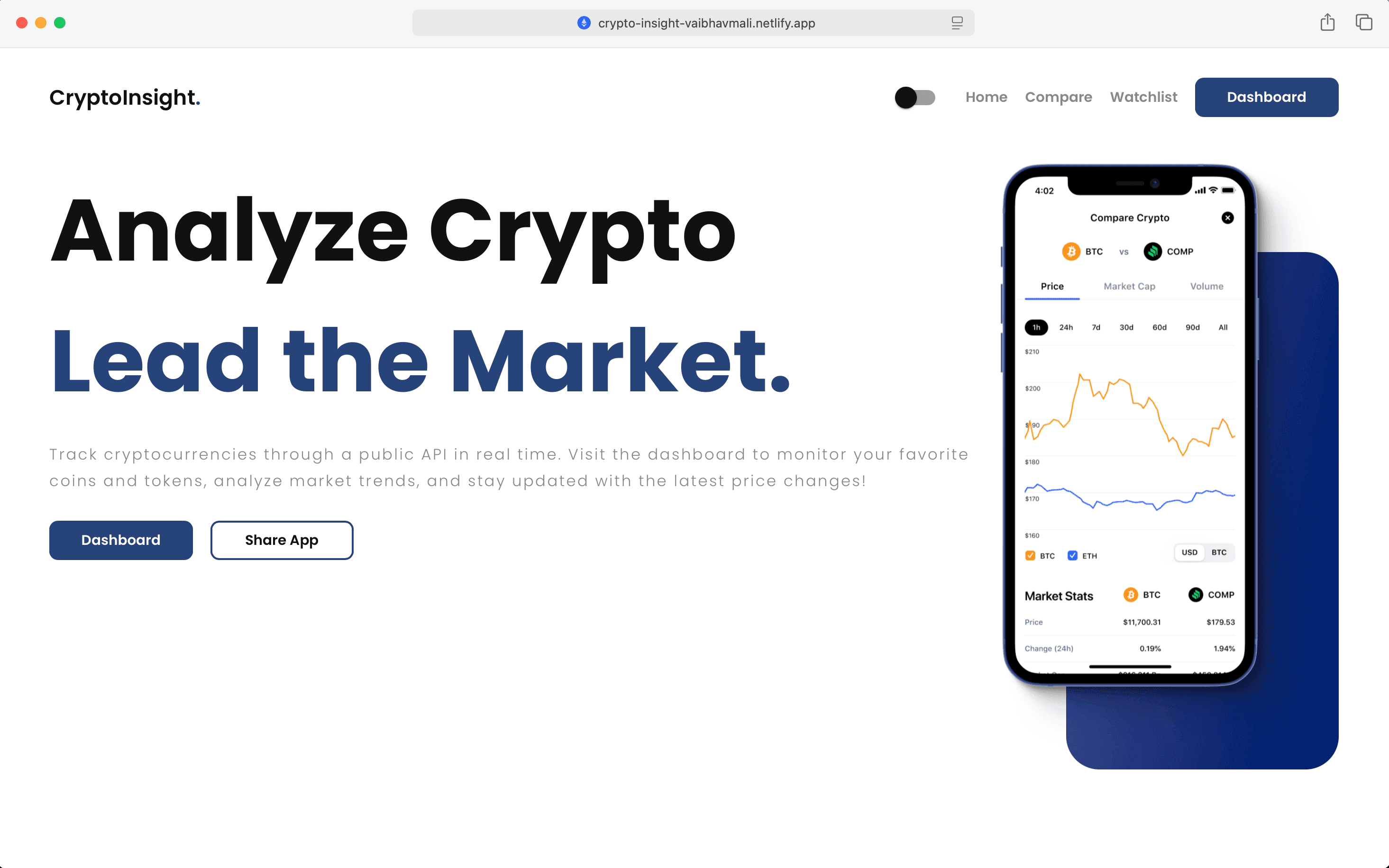 CryptoInsight preview